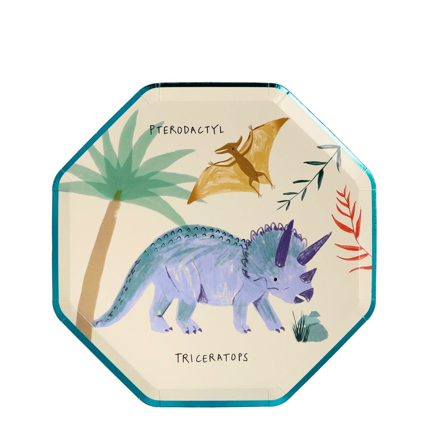 Meri Meri - Dinosaur Plates - Dinozor Tabak - 636997258232 Meri Meri - Dinosaur Plates - Dinozor Tabak - 636997258232 - 636997258232