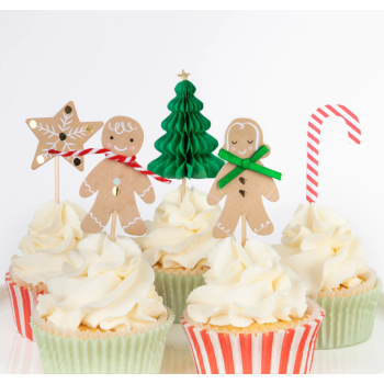 Meri Meri Gingerbread Cupcake Kiti Meri Meri Gingerbread Cupcake Kiti