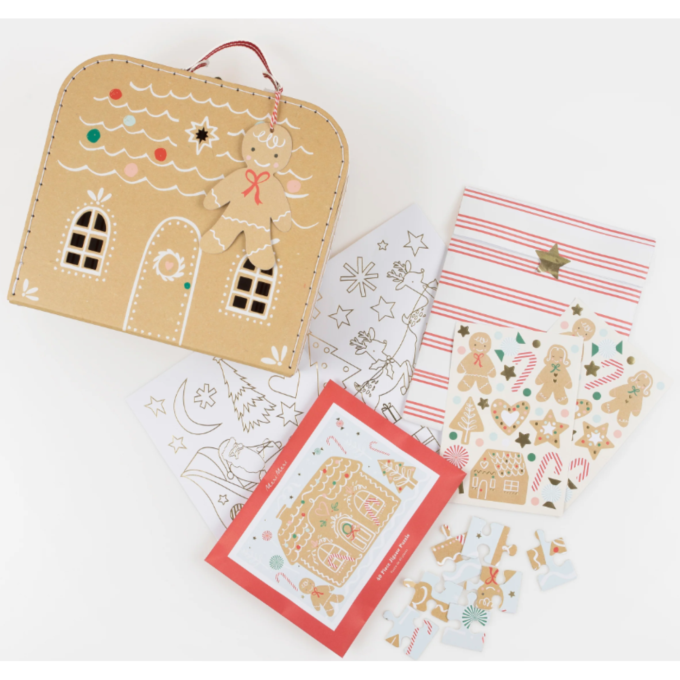 Meri Meri - Gingerbread Yeni Yıl Aktivite Çantası - 636997293981 Meri Meri - Gingerbread Yeni Yıl Aktivite Çantası - ST00601 - 636997293981