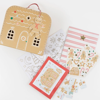 Meri Meri - Gingerbread Yeni Yıl Aktivite Çantası