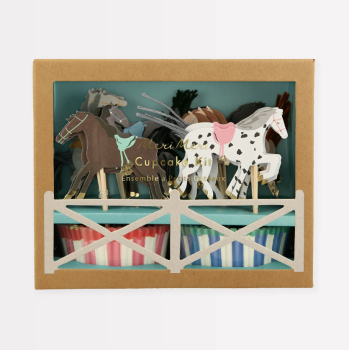 Meri Meri - Horse Cupcake Kit - At Cupcake Kit (X24) Meri Meri - Horse Cupcake Kit - At Cupcake Kit (X24)