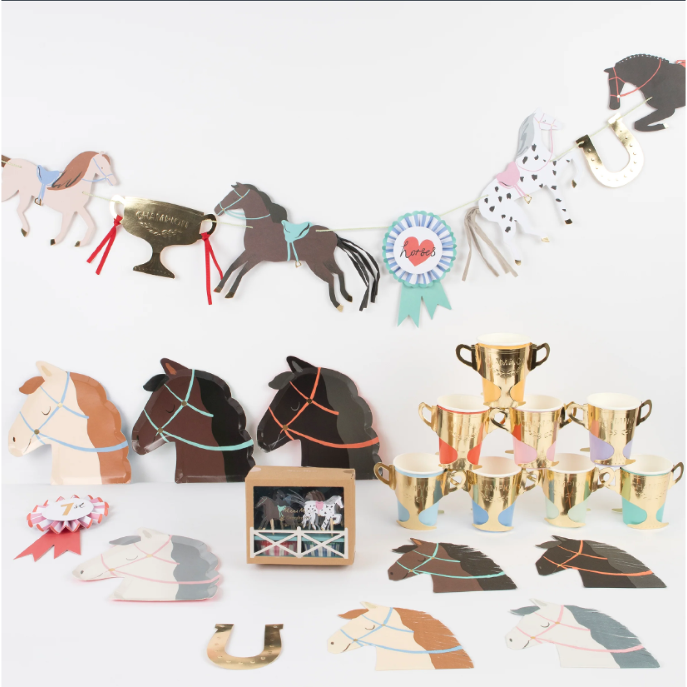 Meri Meri - Horse Garland - Atlar Asılan Süs - 636997284910 Meri Meri - Horse Garland - Atlar Asılan Süs - ST00138 - 636997284910