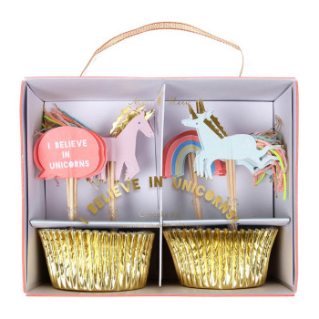 Meri Meri - I Believe In Unicorns Cupcake Kit - Unicorn Cupcake Kit Meri Meri - I Believe In Unicorns Cupcake Kit - Unicorn Cupcake Kit