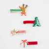 Meri Meri - Jolly Christmas Saç Tokaları - 8 Adet