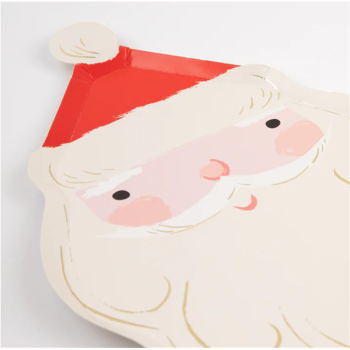 Meri Meri - Jolly Christmas Santa Plates - Noel Baba Tabaklar (8'Li) Meri Meri - Jolly Christmas Santa Plates - Noel Baba Tabaklar (8'Li)