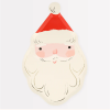 Meri Meri - Jolly Christmas Santa Plates - Noel Baba Tabaklar (8Li)
