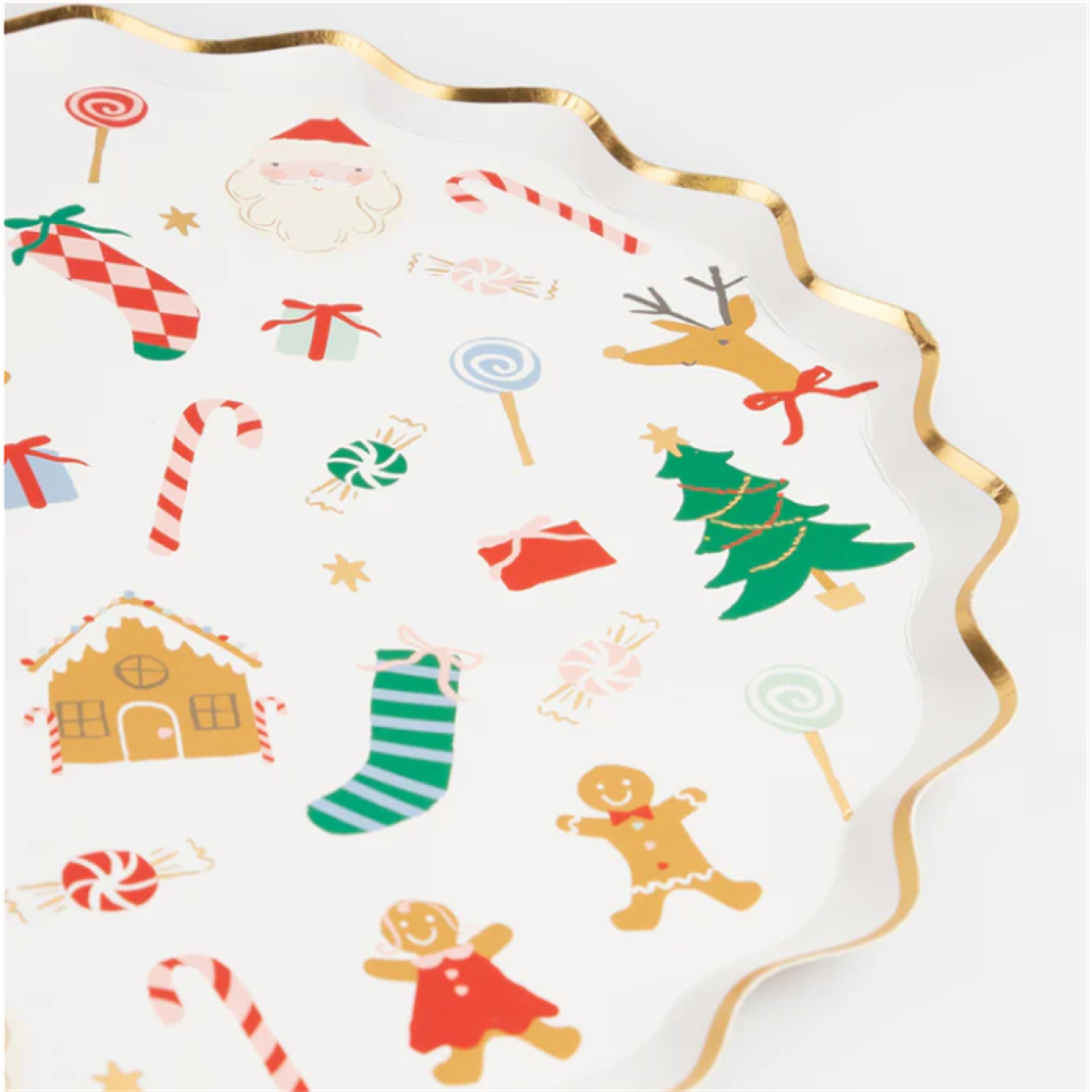 Meri Meri - Jolly Christmas Side Plates - Yeni Yıl Tabaklar (M) (8Li) - 636997283432 Meri Meri - Jolly Christmas Side Plates - Yeni Yıl Tabaklar (M) (8li) - 636997283432 - 636997283432