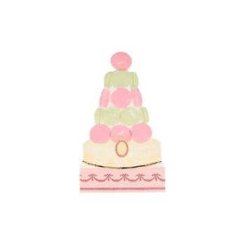 Meri Meri - Ladurée Paris Macaron Pyramid Napkins - Ladurée Paris Makaron Piramit Peçeteler - 16'lı