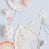 Meri Meri - Magical Unicorn Plates - Unicorn Tabak - L Meri Meri - Magical Unicorn Plates - Unicorn Tabak - L