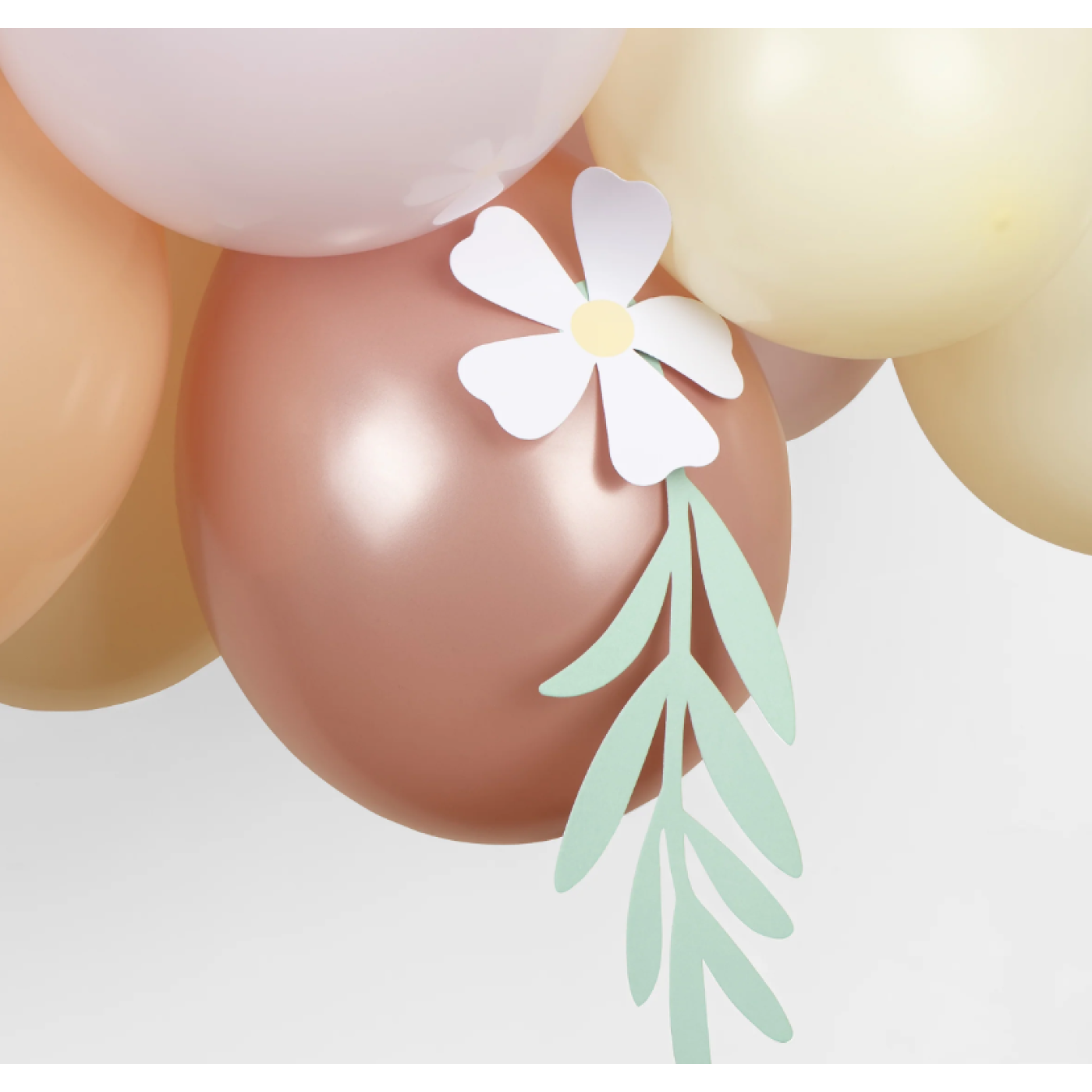 Meri Meri - Papatya Balon Zinciri - Pastel - 51 Balon - 636997284804 - 636997284804