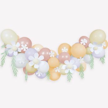 Meri Meri - Papatya Balon Zinciri - Pastel - 51 Balon