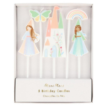 Meri Meri - Princess Candles - Prenses Mumlar Meri Meri - Princess Candles - Prenses Mumlar