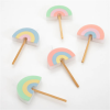Meri Meri - Rainbow Candles - Gökkuşağı Mumlar - 5Li Meri Meri - Rainbow Candles - Gökkuşağı Mumlar - 5Li