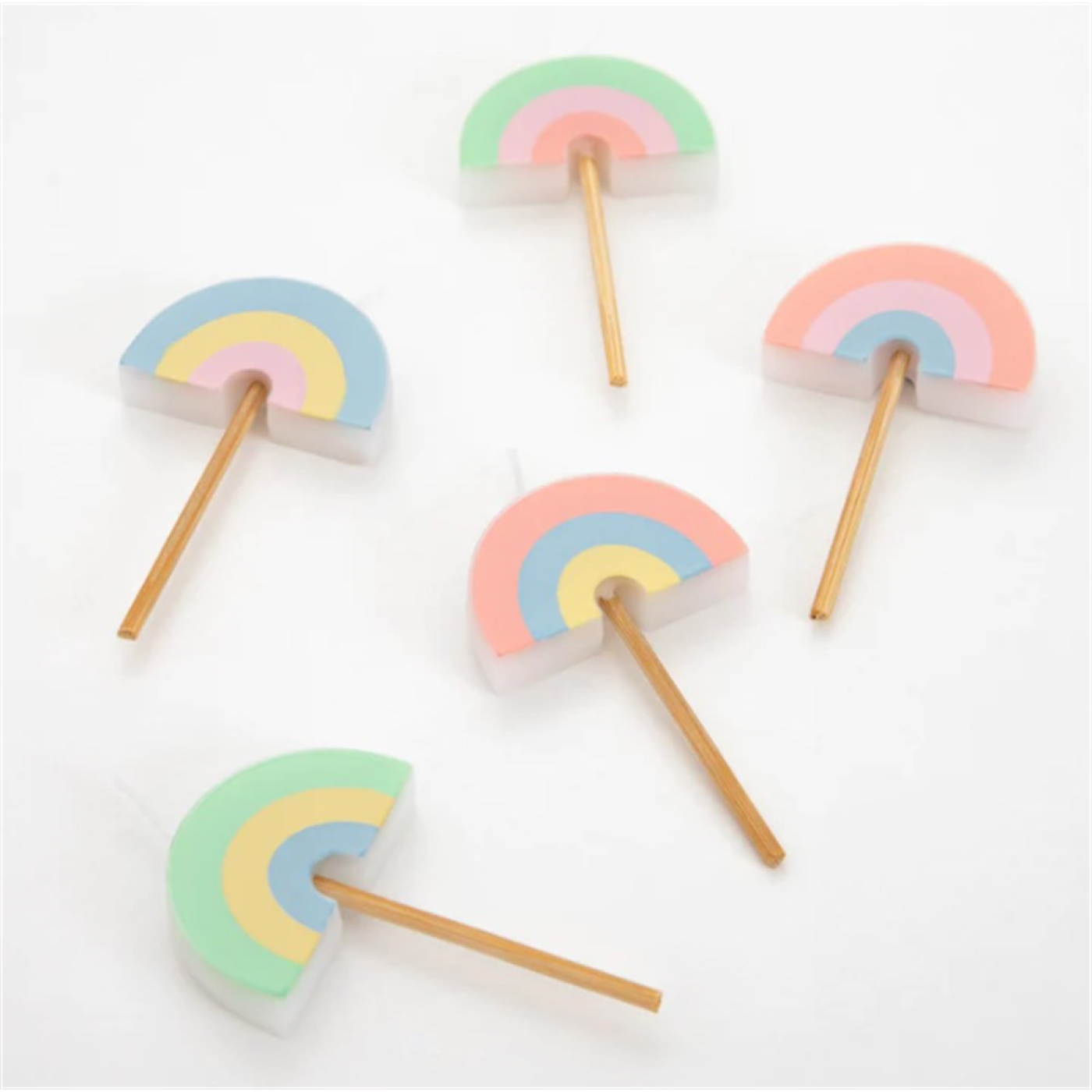 Meri Meri - Rainbow Candles - Gökkuşağı Mumlar - 5li - 636997276137 Meri Meri - Rainbow Candles - Gökkuşağı Mumlar - 5li - ST00162 - 636997276137