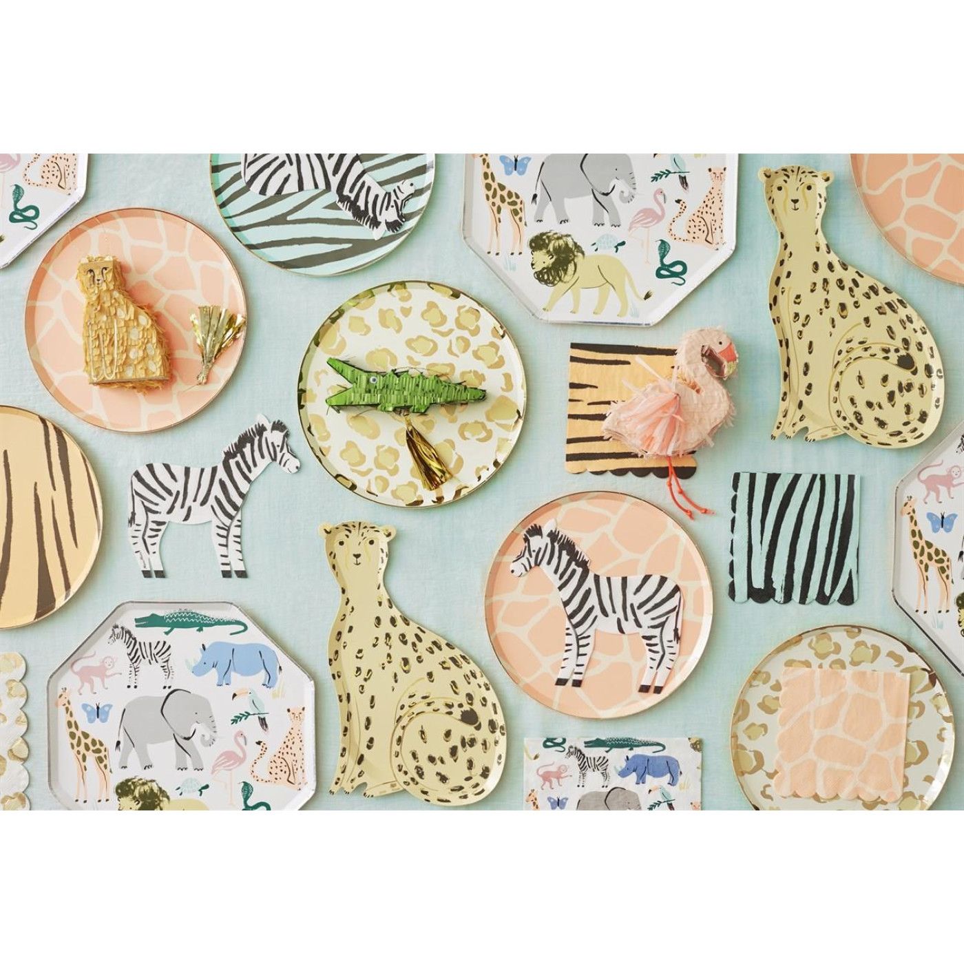 Meri Meri - Safari Plates - Safari Tabak - 8Li - 636997257778 Meri Meri - Safari Plates - Safari Tabak - 8Li - ST00169 - 636997257778