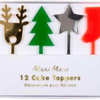 Meri Meri - Yeni Yıl Figürlü Pasta Süsleri