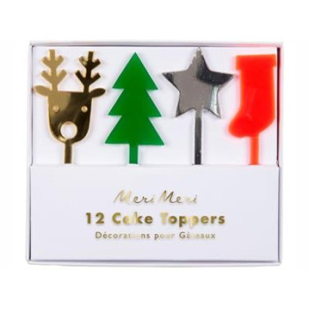 Meri Meri - Yeni Yıl Figürlü Pasta Süsleri
