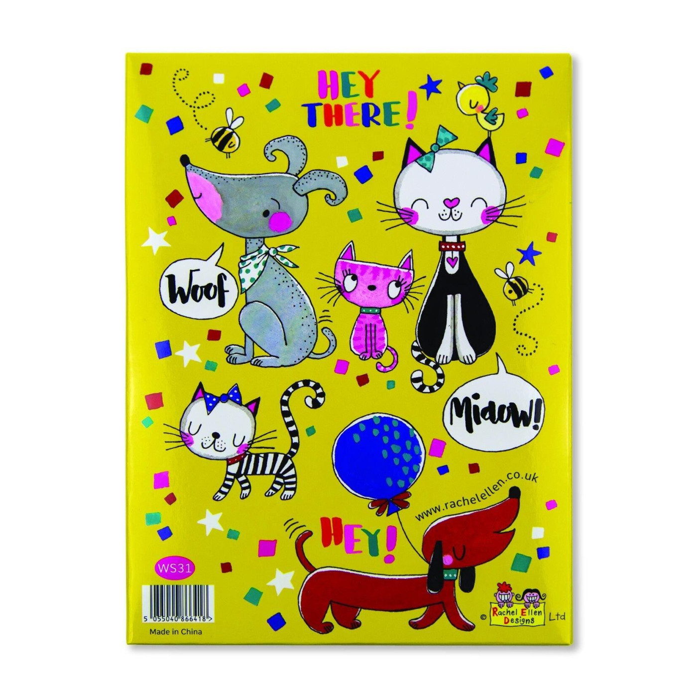 Rachel Ellen - Mektup Seti / Dogs & Cats     - WS31STDSTANDART - 5055040866418