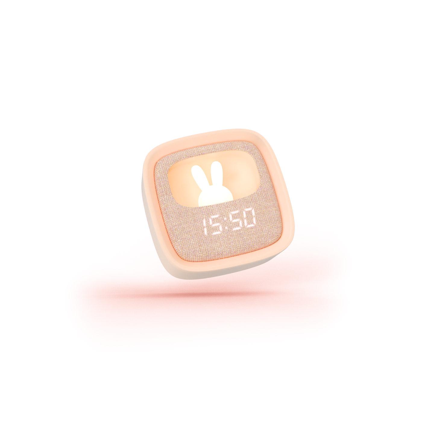 Somon Tavşan Masaüstü Saati ve Gece Lambası - BILLY-PK-01 - 3701365601211