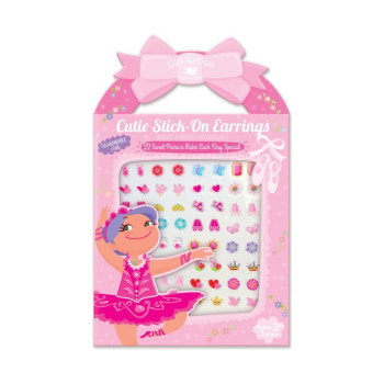 Cutie Stick-On Earrings- Pretty Ballerinas