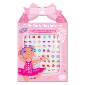 Cutie Stick-On Earrings- Pretty Ballerinas