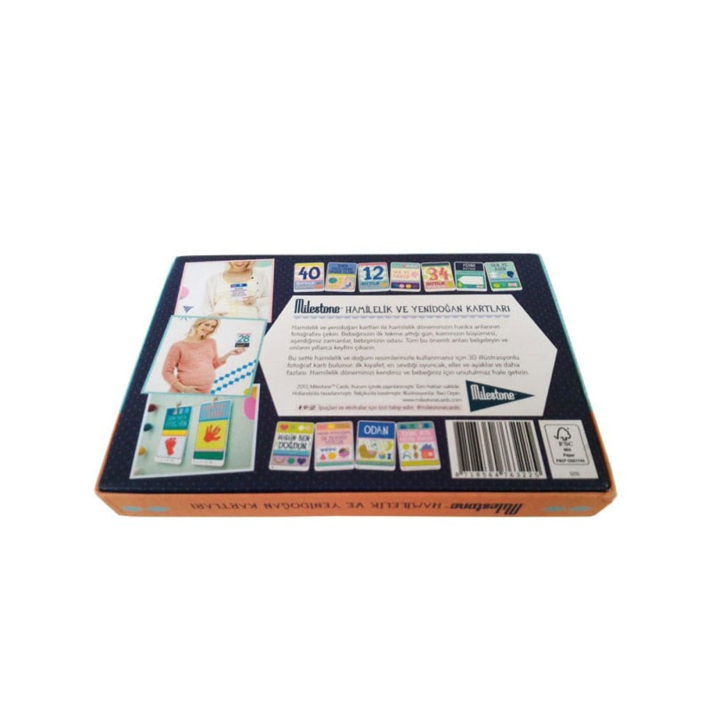 Milestone Orijinal Hamilelik - Yenidoğan Kartları - 8718564763225 - 8718564763225
