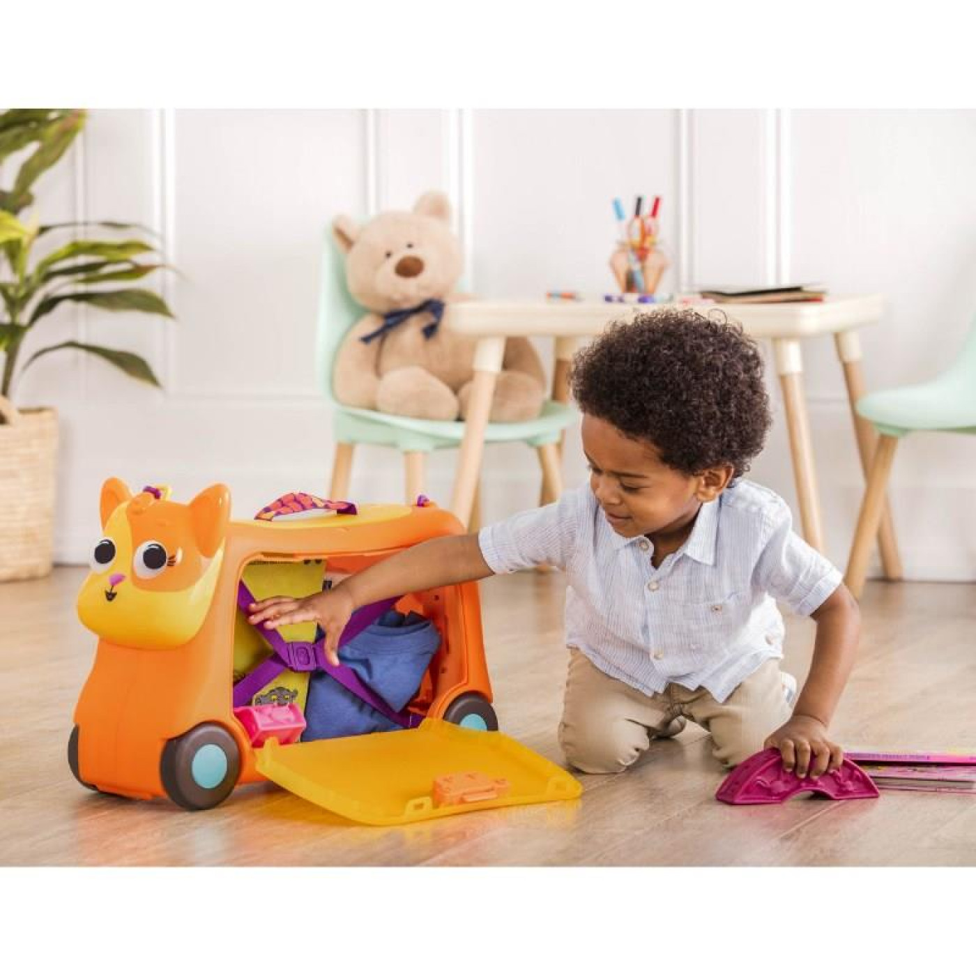 B.Toys - Tekerlekli Seyahat Çantası - Turuncu - 062243413962 - 062243413962