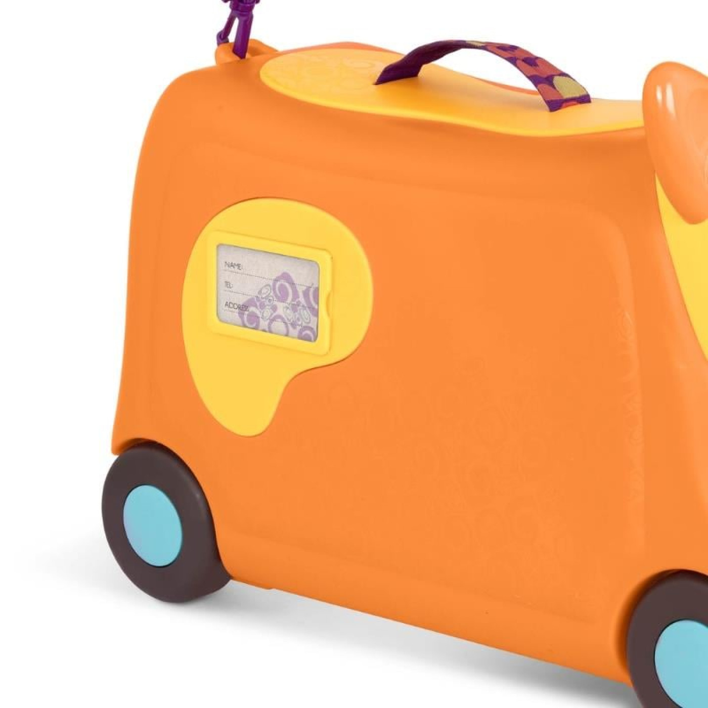 B.Toys - Tekerlekli Seyahat Çantası - Turuncu - 062243413962 - 062243413962