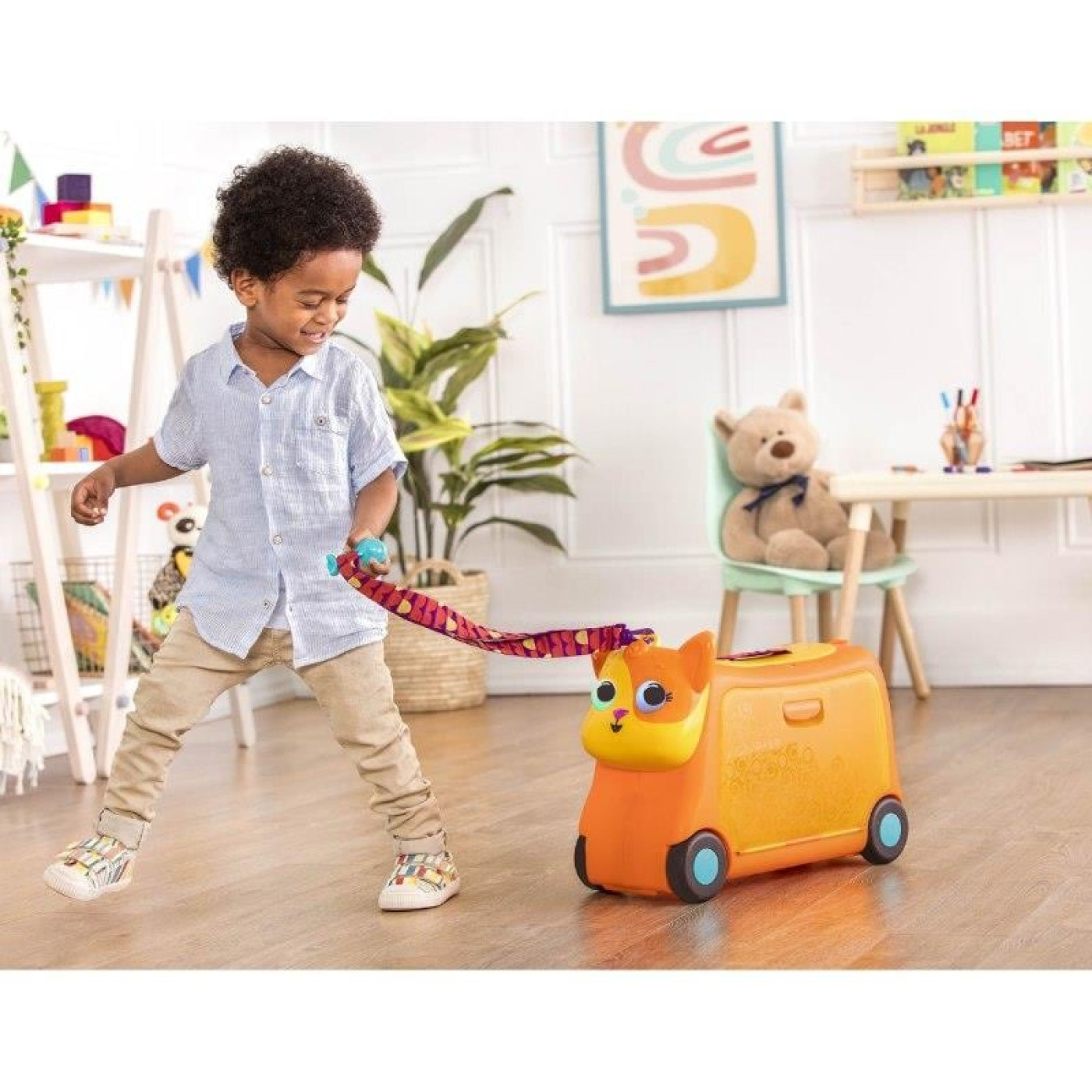 B.Toys - Tekerlekli Seyahat Çantası - Turuncu - 062243413962 - 062243413962