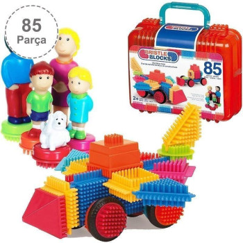 Bristle Blocks Yapı Oyuncakları - Aile - 85 Parça Bristle Blocks Yapı Oyuncakları - Aile - 85 Parça