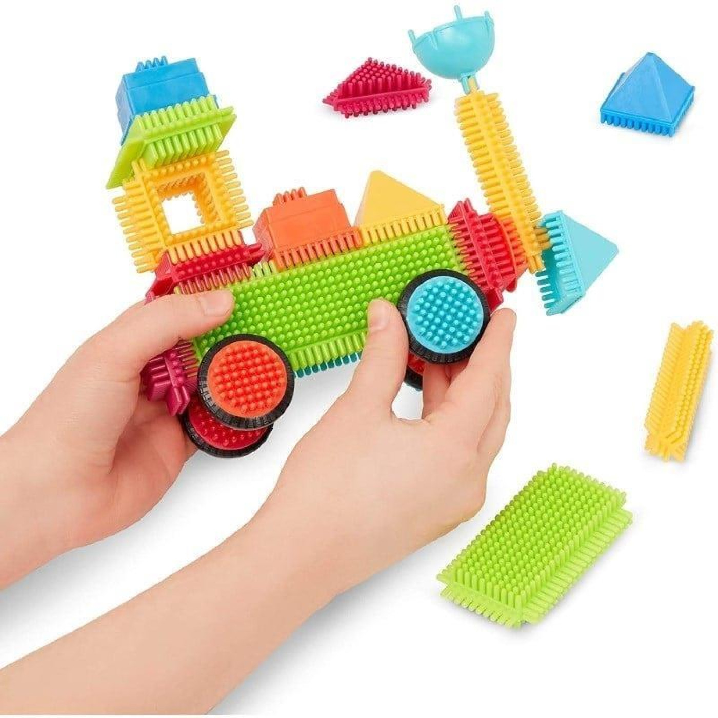 Bristle Blocks Yapı Oyuncakları - Aile - 85 Parça - BT3071Z - 062243254343
