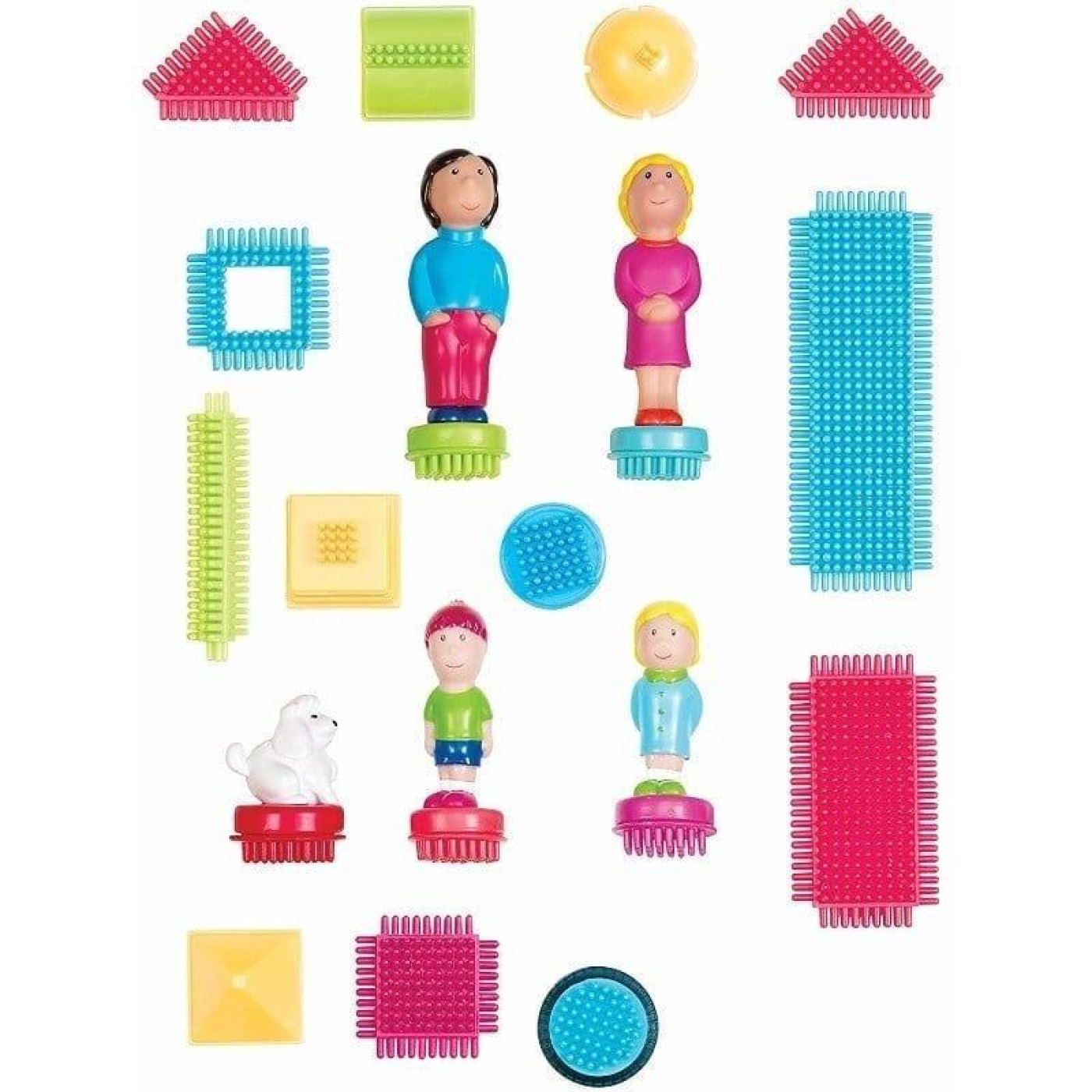 Bristle Blocks Yapı Oyuncakları - Aile - 85 Parça - BT3071Z - 062243254343