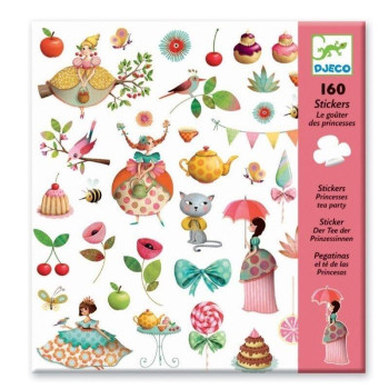 Djeco Çıkartmalar - Princess Tea Party Djeco Çıkartmalar - Princess Tea Party
