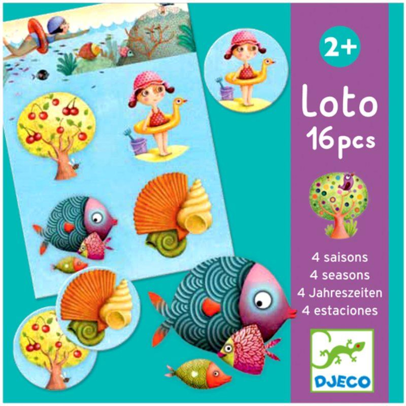 Djeco Tombala Oyunları - Lotto 4 Seasons - 3070900081239 - 3070900081239