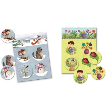 Djeco Tombala Oyunları - Lotto 4 Seasons Djeco Tombala Oyunları - Lotto 4 Seasons