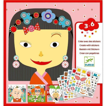Djeco Yapıştırma Kartları - All Different Djeco Yapıştırma Kartları - All Different