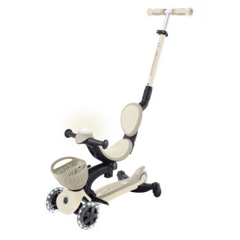 Globber Go Up Baby 360 Işıklı Scooter - Koyu Bej Globber Go Up Baby 360 Işıklı Scooter - Koyu Bej