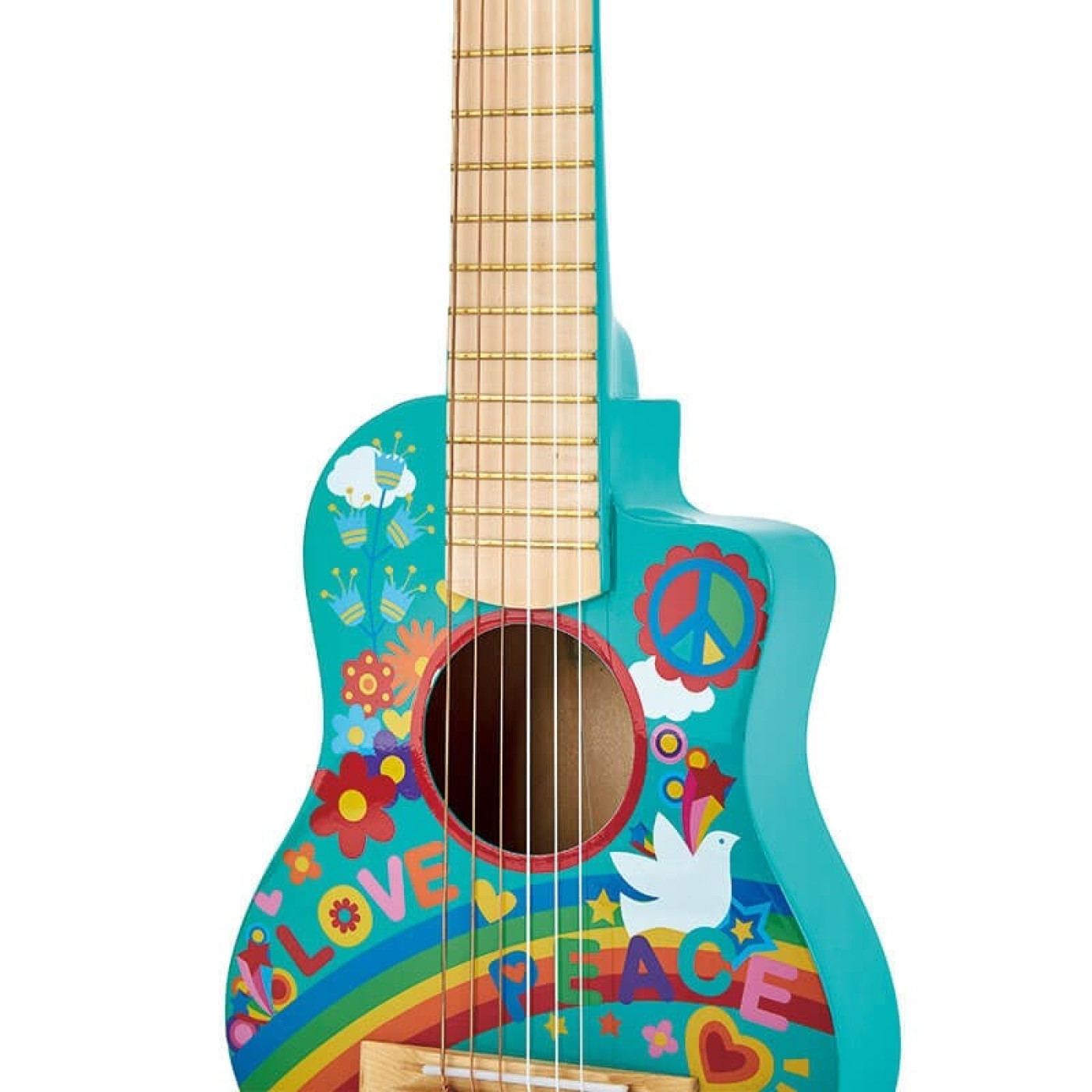 Hape Flower Power Oyuncak Gitar - e0600 - 6943478021853