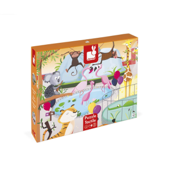 Janod 20 Parça Dokun Hisset Puzzle - Hayvanat Bahçesi Janod 20 Parça Dokun Hisset Puzzle - Hayvanat Bahçesi