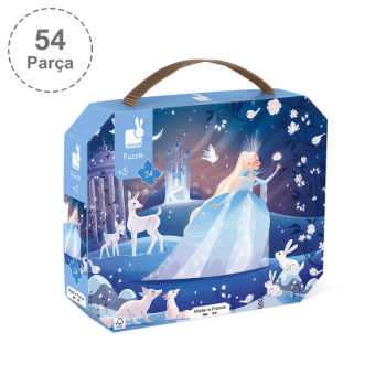 Janod 54 Parça Çantalı Puzzle - Karlar Kraliçesi Janod 54 Parça Çantalı Puzzle - Karlar Kraliçesi