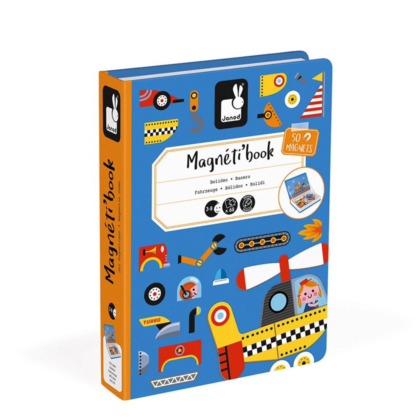 Janod Mıknatıslı Oyun Kitabı - Araçlar - J02715 - 3700217327156