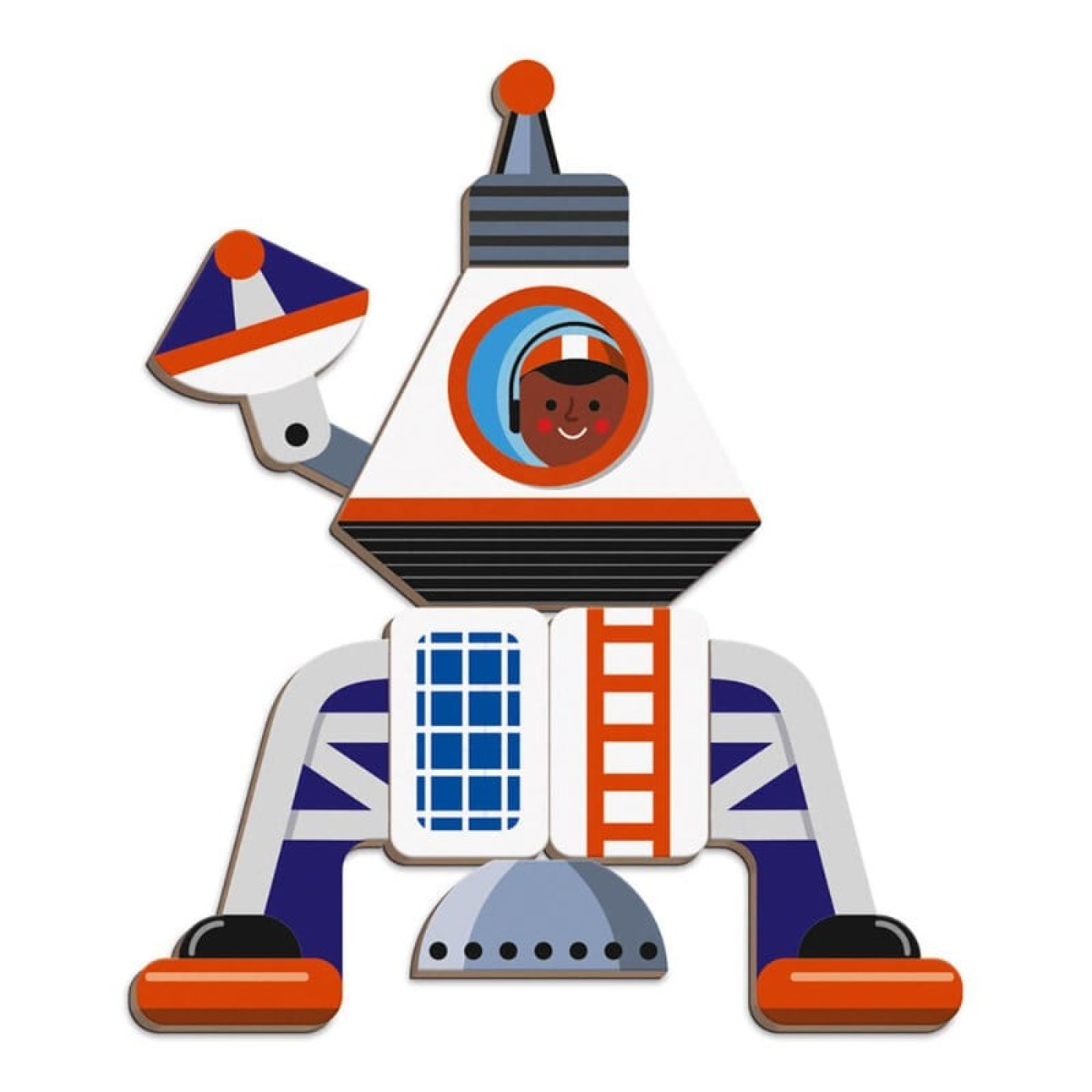 Janod Mıknatıslı Oyun Kitabı - Uzay - J02589 - 3700217325893