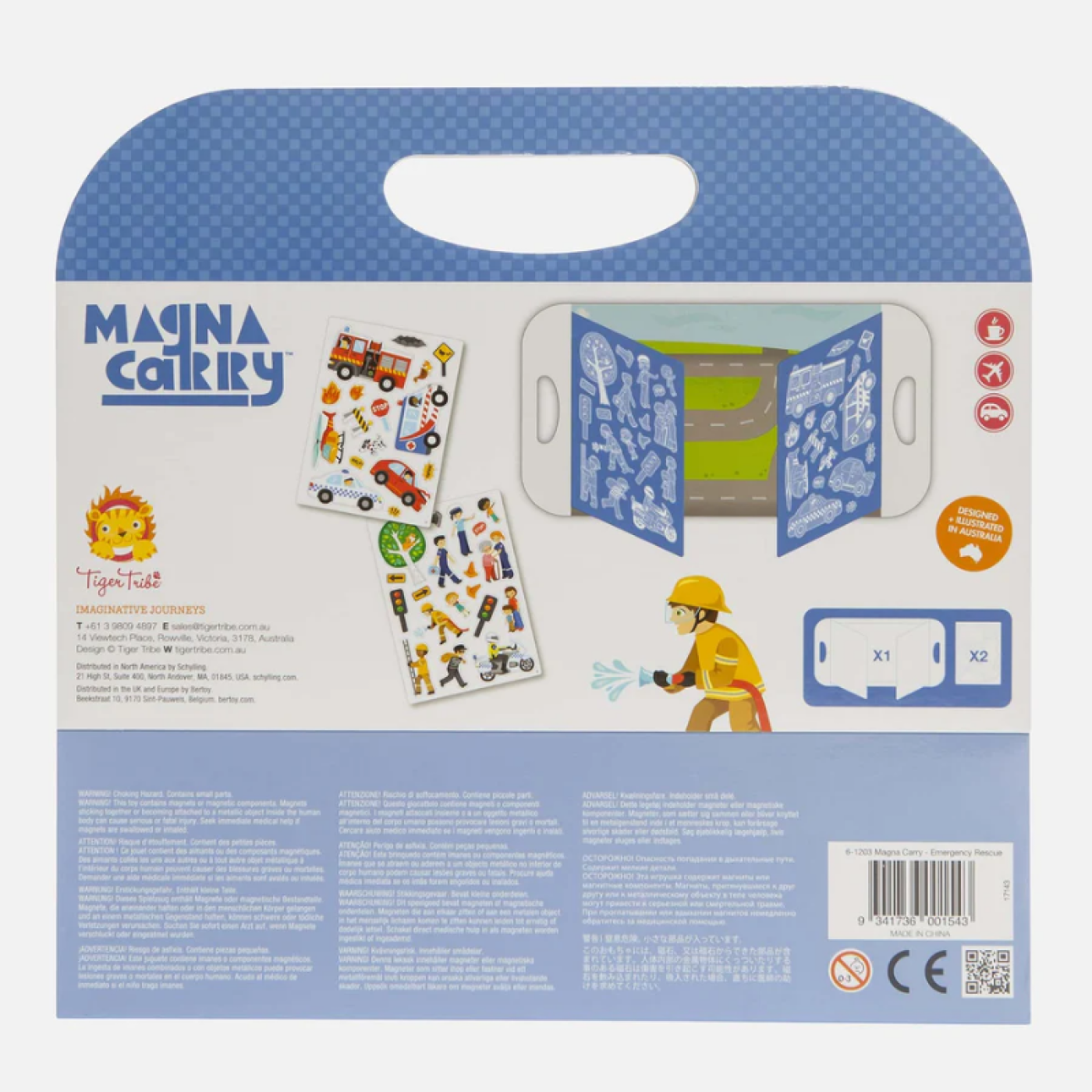 Tiger Tribe - Mıknatıslı Oyun Seti - Emergency Rescue - 6-1203 - 9341736001543
