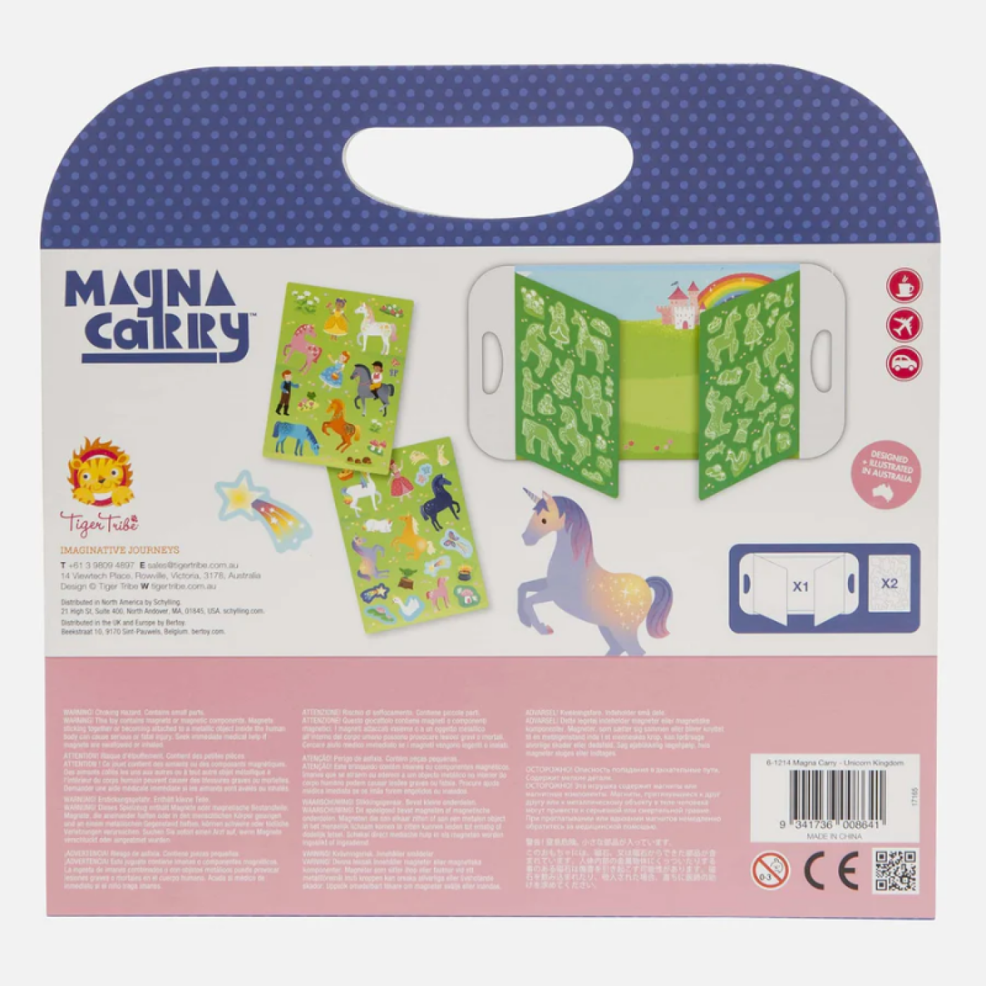 Tiger Tribe - Mıknatıslı Oyun Seti - Unicorn Kingdom - 6-1214 - 9341736008641