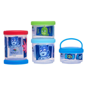 Smiggle - Pj Mask 4Lü Atıştırmalık Beslenme Kapları Smiggle - Pj Mask 4Lü Atıştırmalık Beslenme Kapları