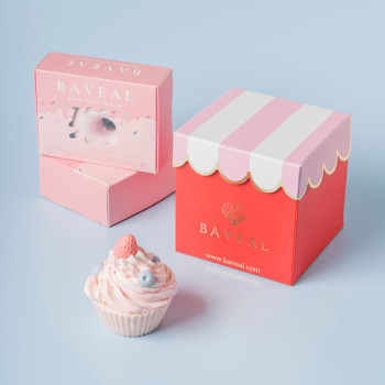 Baveal - Cake Art Kap Kek Pembe Tasarımlı Nemlendiricili El ve Vucüt Sabunu Baveal - Cake Art Kap Kek Pembe Tasarımlı Nemlendiricili El ve Vucüt Sabunu