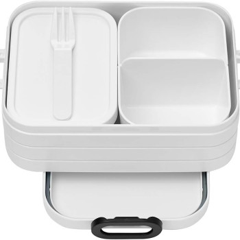 bento lunch box take a break midi - white  bento lunch box take a break midi - white