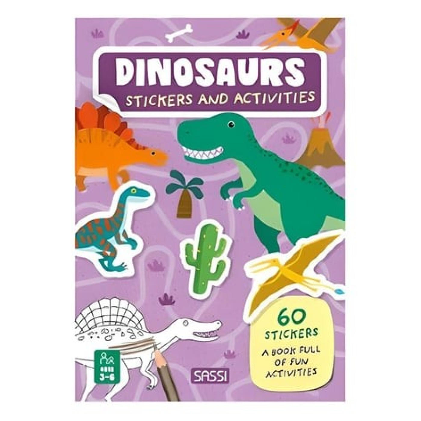 Sticker Ve Aktivite Kitabı - Dinozorlar - 9788830313170 - 9788830313170