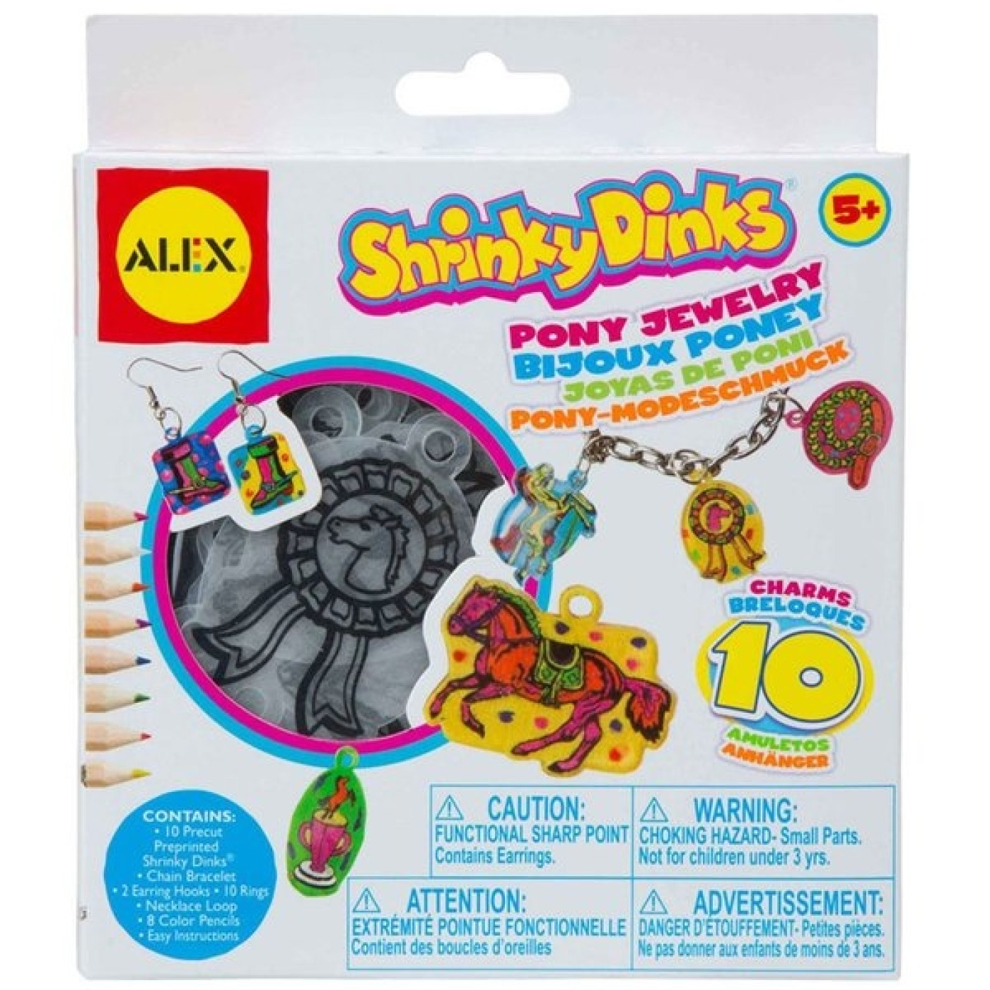 Alex - Shrinky Dinks Pony Jew
