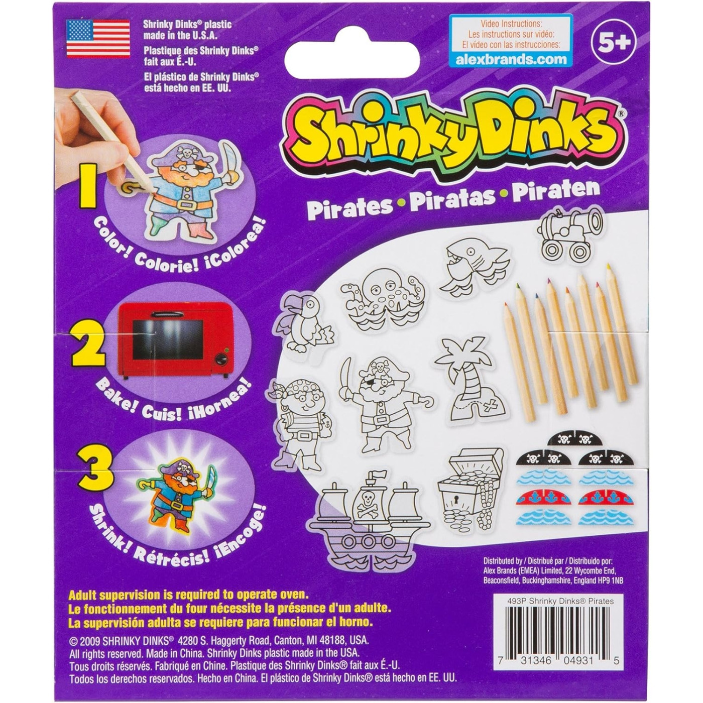 Alex - Shrinky Dinks Pirates Mini